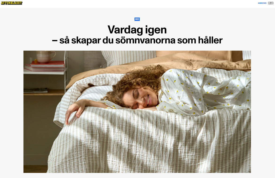 Vardag igen – så skapar du sömnvanorna som håller