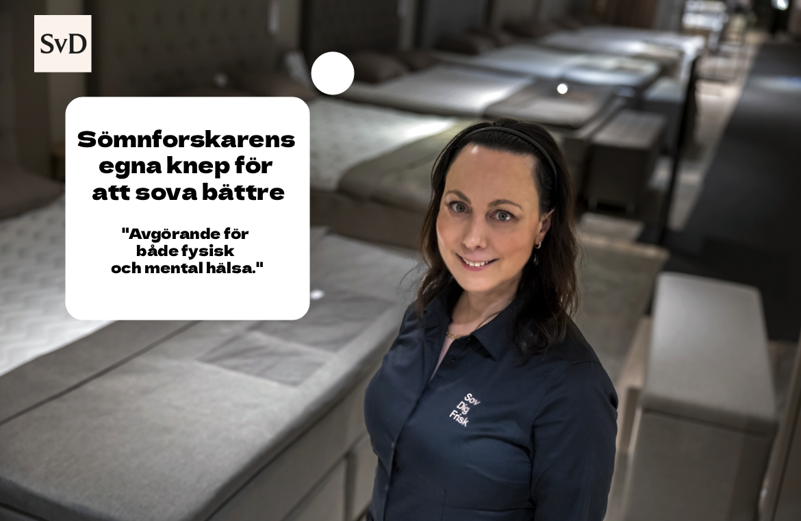 Sömnforskarens egna knep för att sova bättre